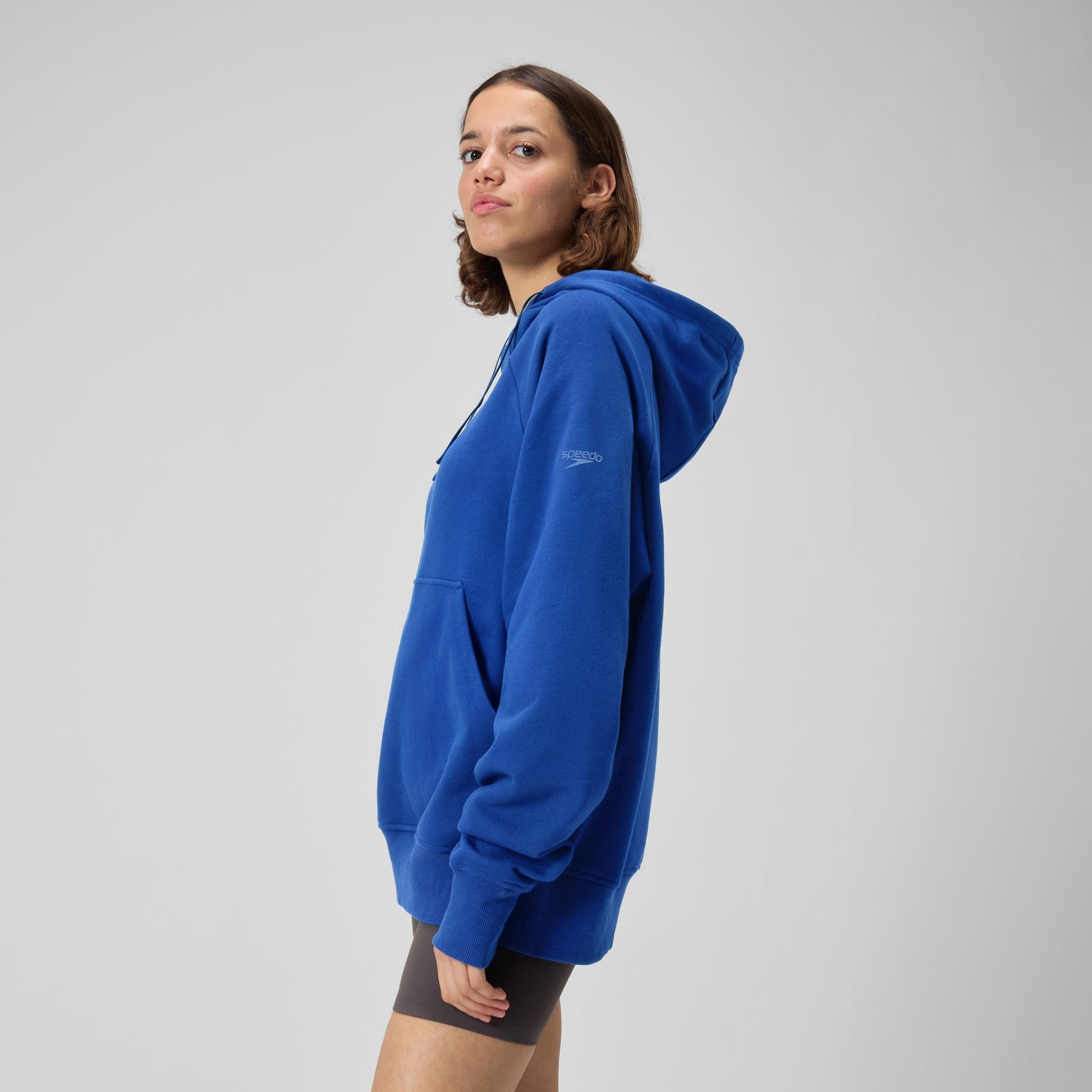 Speedo Unisex Fleece Hoodie - Blue